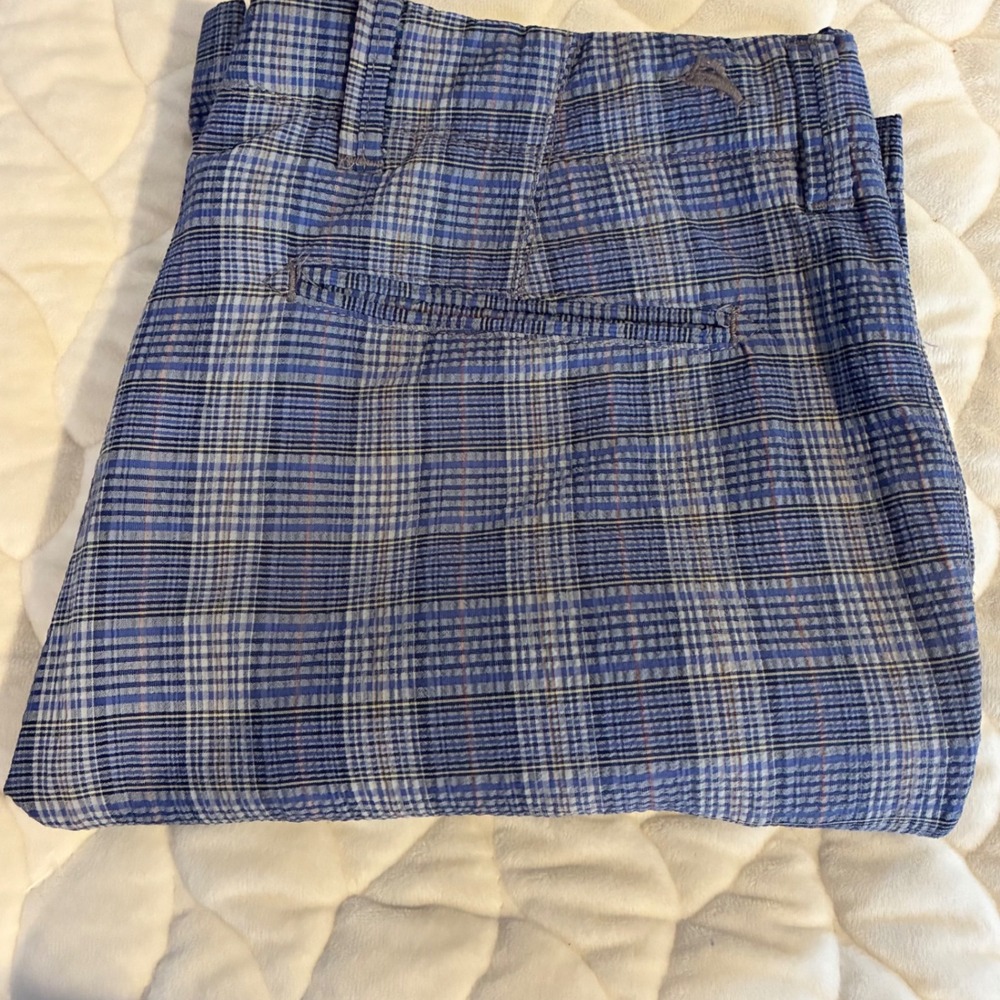 Tommy Bahama Seersucker Shorts Casual Comfort Stretch‎ Nylon Blend Athletic-30